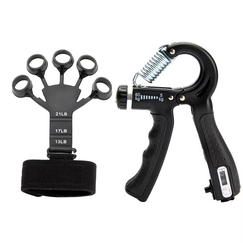 Adjustable 5-60Kg Heavy Hand Gripper - Ultimate Grip Strength Trainer for Fitness and Rehabilitation