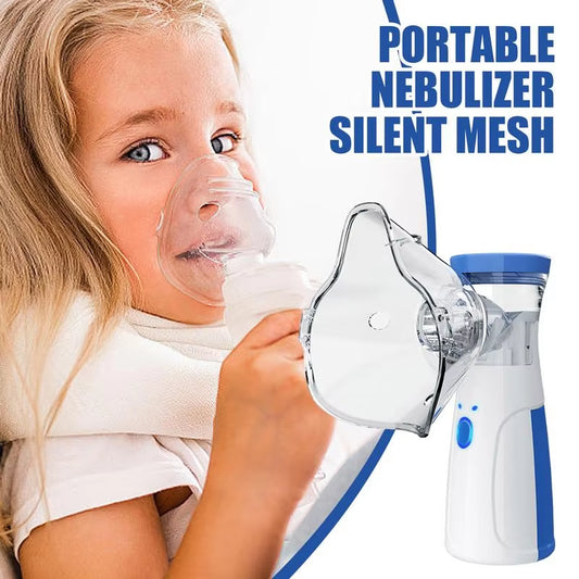 Handheld Nebulizer Handheld Asthma Inhaler Atomizer Small Asthma Inhaler Nebulizer Mesh Nebulizer for Home and Outdoor