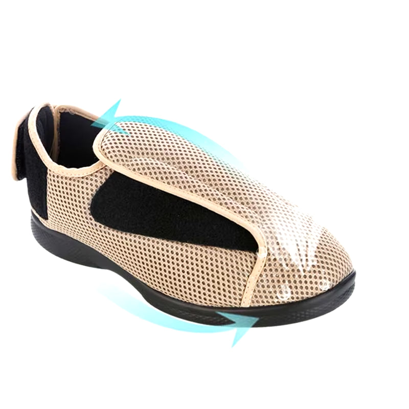 High-Grade Comfortable Breathe Diabetic Shoe Broad Foot Swollen Middle Aged Men'S Shoes Thumb inside Postoperative Nursing Shoes